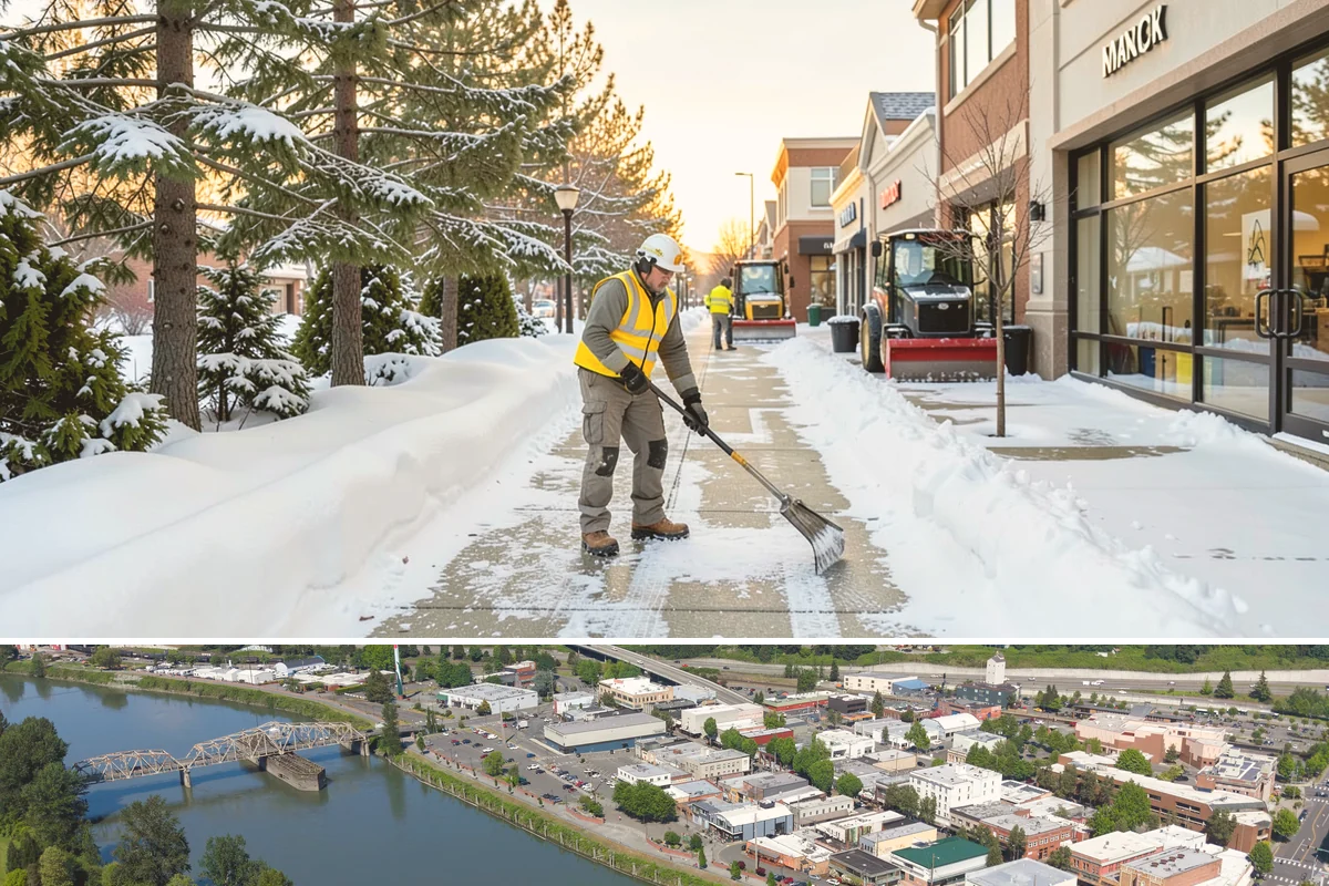 Roof Edge Clearing in Mount Vernon, Skagit County, WA - Roof edge clearing matters most during thaws when warming loosens snow and icicles over the entrances people use every day.