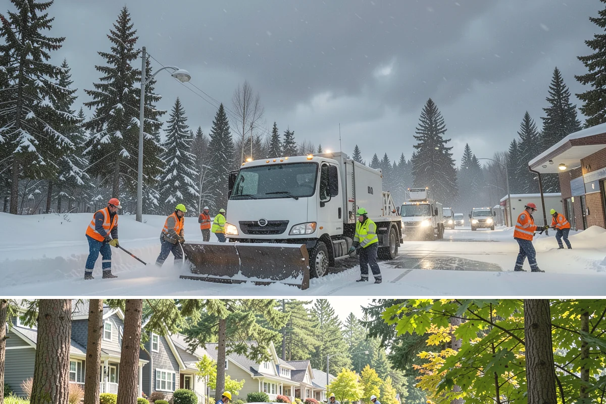 Roof Edge Clearing in Normandy Park, King County, WA - Roof edge clearing matters most during thaws when warming loosens snow and icicles over the entrances people use every day.