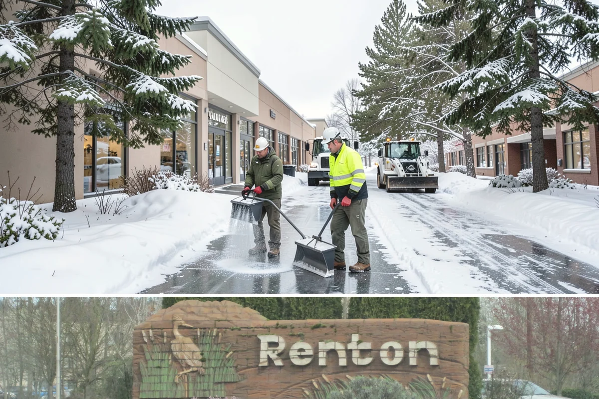 Roof Edge Clearing in Renton, King County, WA - Roof edge clearing matters most during thaws when warming loosens snow and icicles over the entrances people use every day.