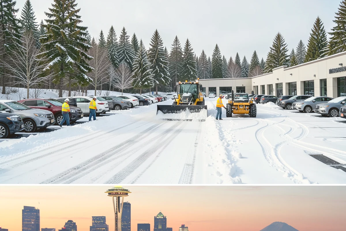 Roof Edge Clearing in Seattle, King County, WA - Roof edge clearing matters most during thaws when warming loosens snow and icicles over the entrances people use every day.