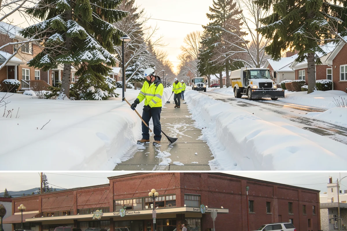 Roof Edge Clearing in Sedro-Woolley, Skagit County, WA - Roof edge clearing matters most during thaws when warming loosens snow and icicles over the entrances people use every day.
