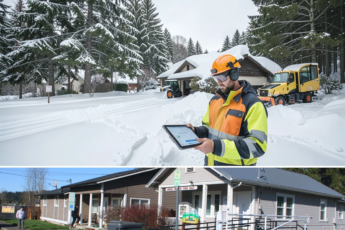 Roof Edge Clearing in South Prairie, Pierce County, WA - Roof edge clearing matters most during thaws when warming loosens snow and icicles over the entrances people use every day.