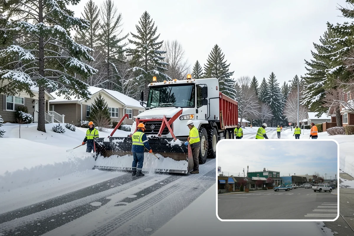 Roof Edge Clearing in Stanwood, Snohomish County, WA - Removes falling-snow and icicle hazards over entrances