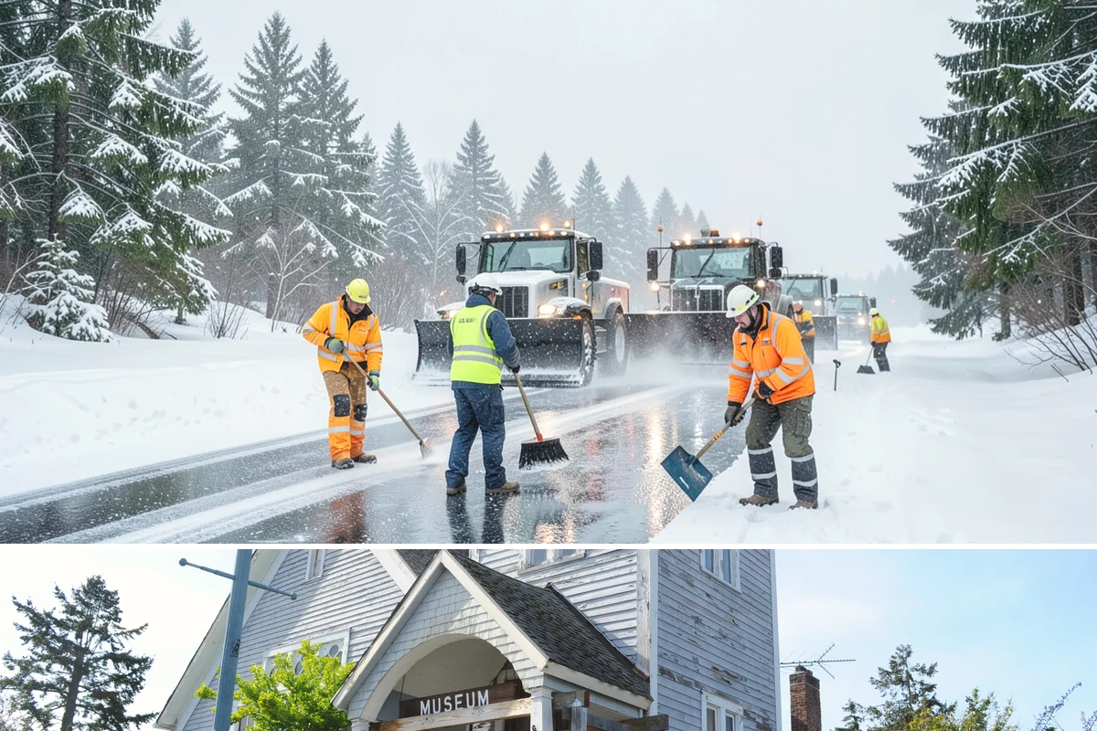 Roof Edge Clearing in Steilacoom, Pierce County, WA - Roof edge clearing matters most during thaws when warming loosens snow and icicles over the entrances people use every day.