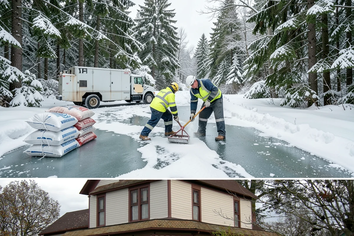 Roof Edge Clearing in Sumner, Pierce County, WA - Roof edge clearing matters most during thaws when warming loosens snow and icicles over the entrances people use every day.
