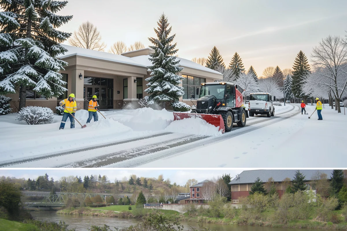 Roof Edge Clearing in Tukwila, King County, WA - Roof edge clearing matters most during thaws when warming loosens snow and icicles over the entrances people use every day.