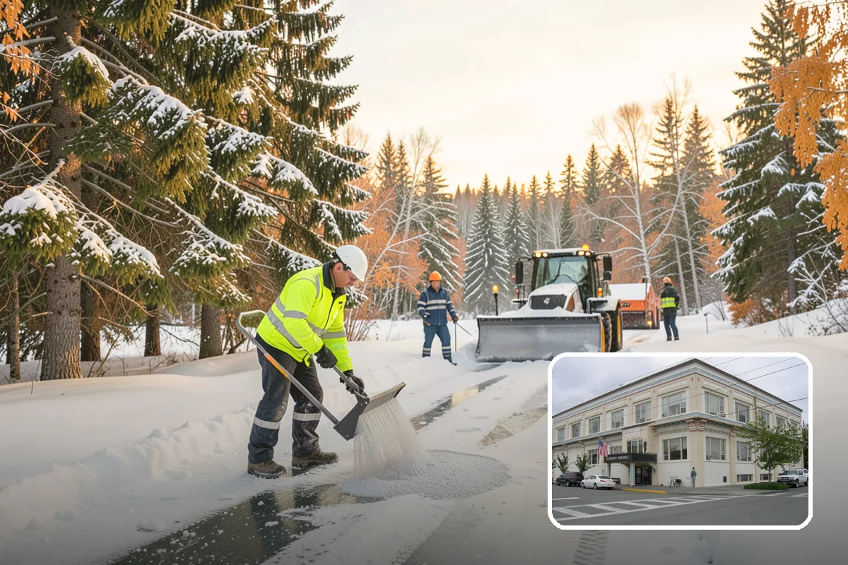 Roof Raking in Anacortes, Skagit County, WA - Removes the eave snow that feeds ice dams