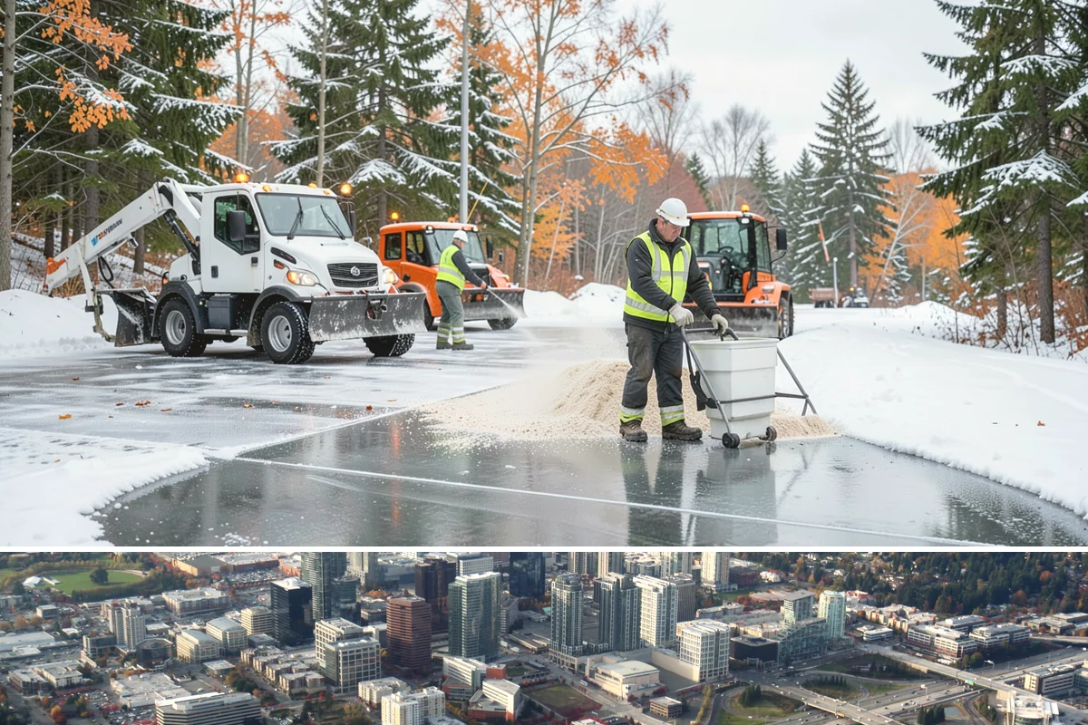 Roof Raking in Bellevue, King County, WA - Roof raking is best done after each lowland snowfall and repeated through the freeze-thaw cycles that drive ice dam formation.