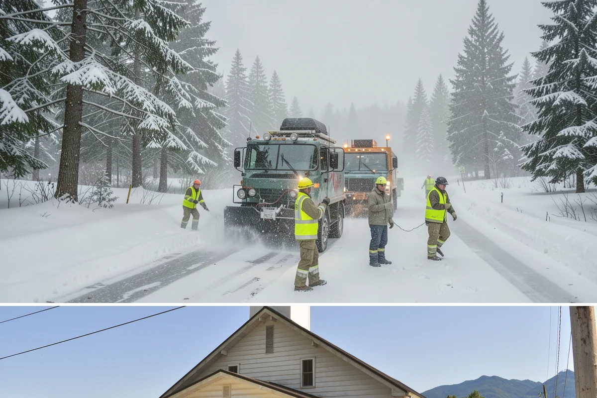Roof Raking in Concrete, Skagit County, WA - Roof raking is best done after each lowland snowfall and repeated through the freeze-thaw cycles that drive ice dam formation.