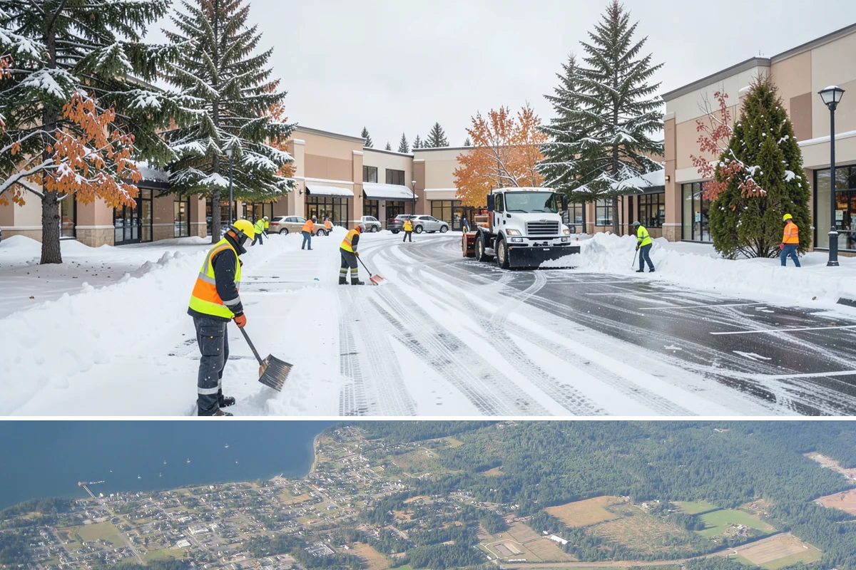 Roof Raking in Coupeville, Island County, WA - Roof raking is best done after each lowland snowfall and repeated through the freeze-thaw cycles that drive ice dam formation.