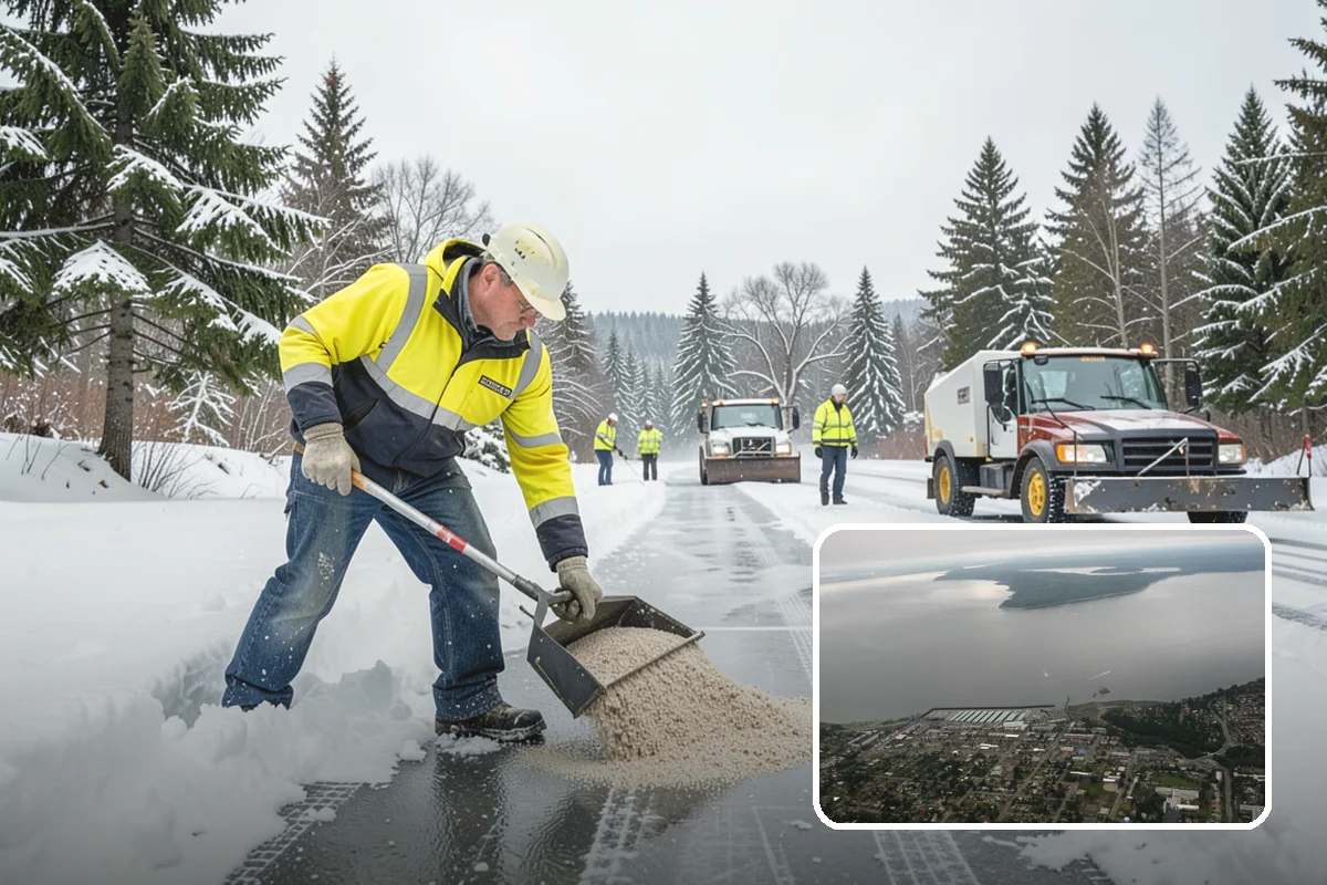 Roof Raking in Des Moines, King County, WA - Removes the eave snow that feeds ice dams