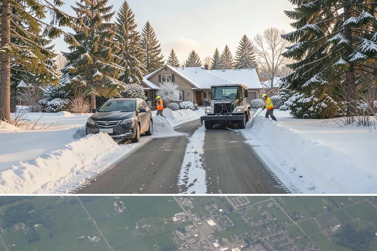 Roof Raking in Enumclaw, King County, WA - Roof raking is best done after each lowland snowfall and repeated through the freeze-thaw cycles that drive ice dam formation.