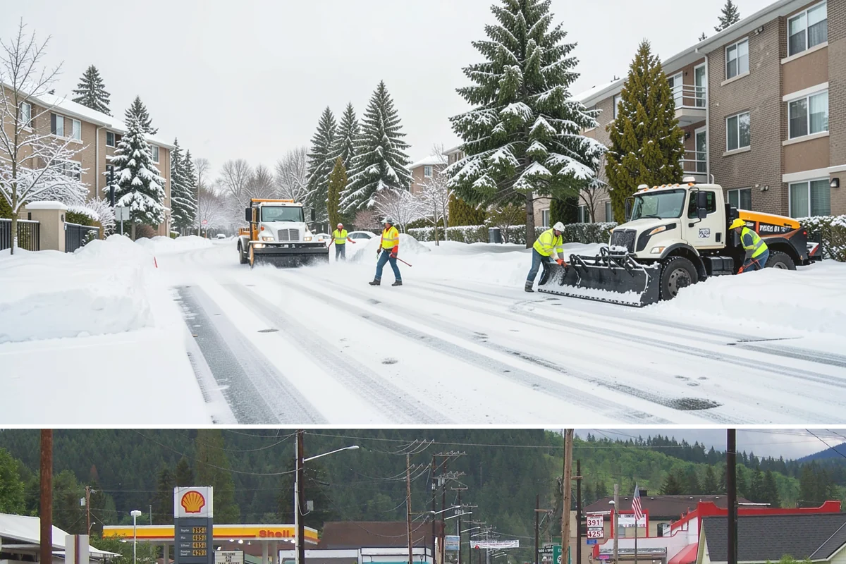 Roof Raking in Granite Falls, Snohomish County, WA - Roof raking is best done after each lowland snowfall and repeated through the freeze-thaw cycles that drive ice dam formation.