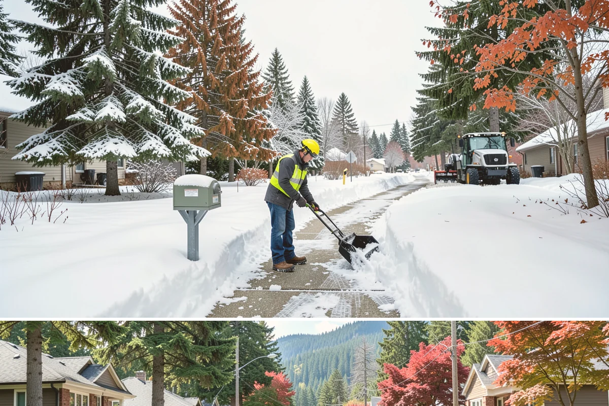Roof Raking in Hunts Point, King County, WA - Roof raking is best done after each lowland snowfall and repeated through the freeze-thaw cycles that drive ice dam formation.