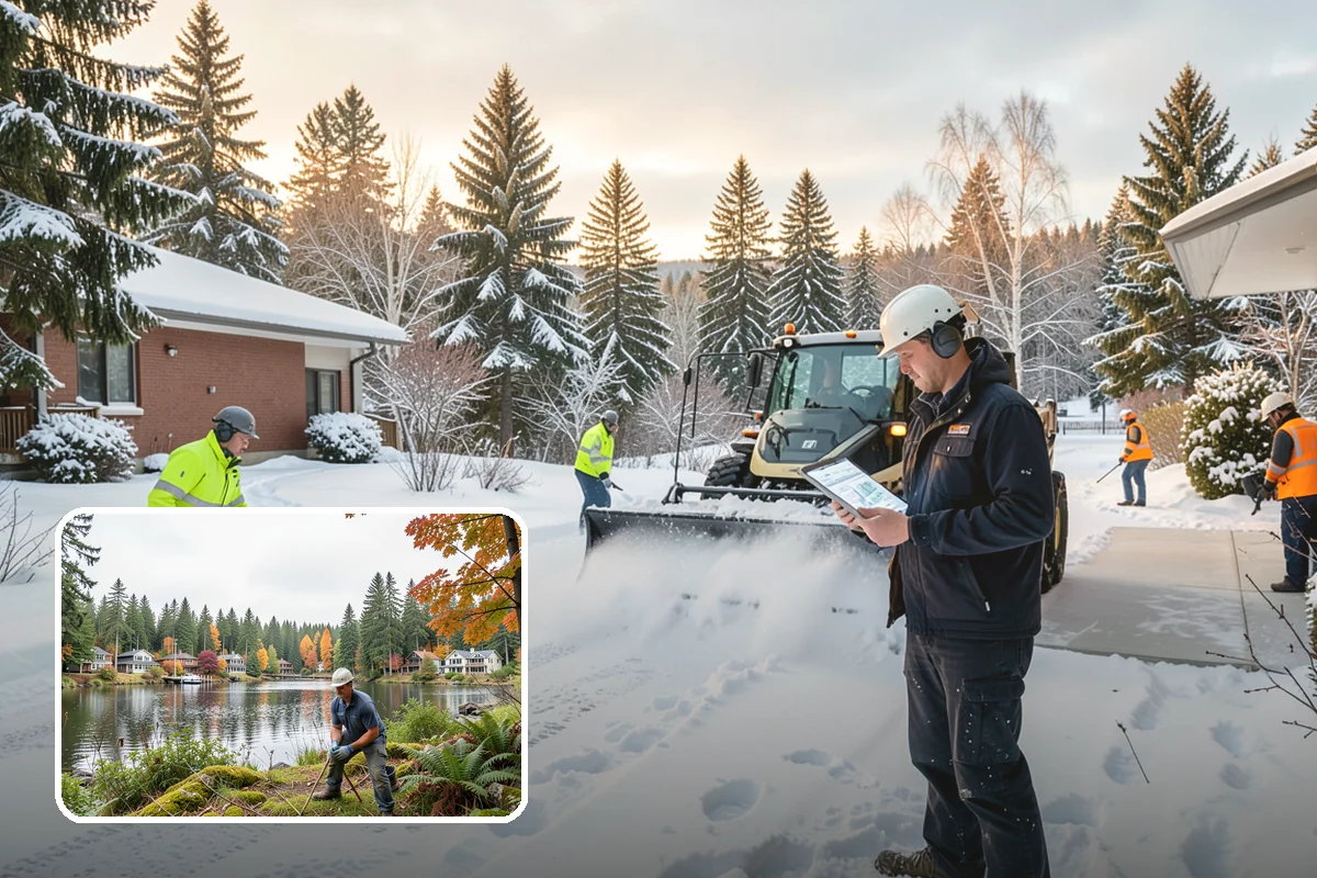 Roof Raking in La Conner, Skagit County, WA - Removes the eave snow that feeds ice dams