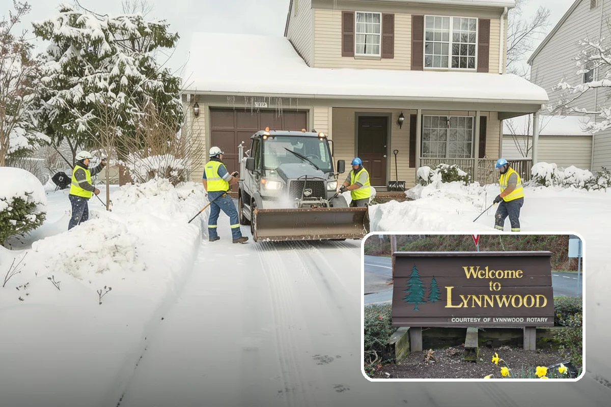 Roof Raking in Lynnwood, Snohomish County, WA - Removes the eave snow that feeds ice dams