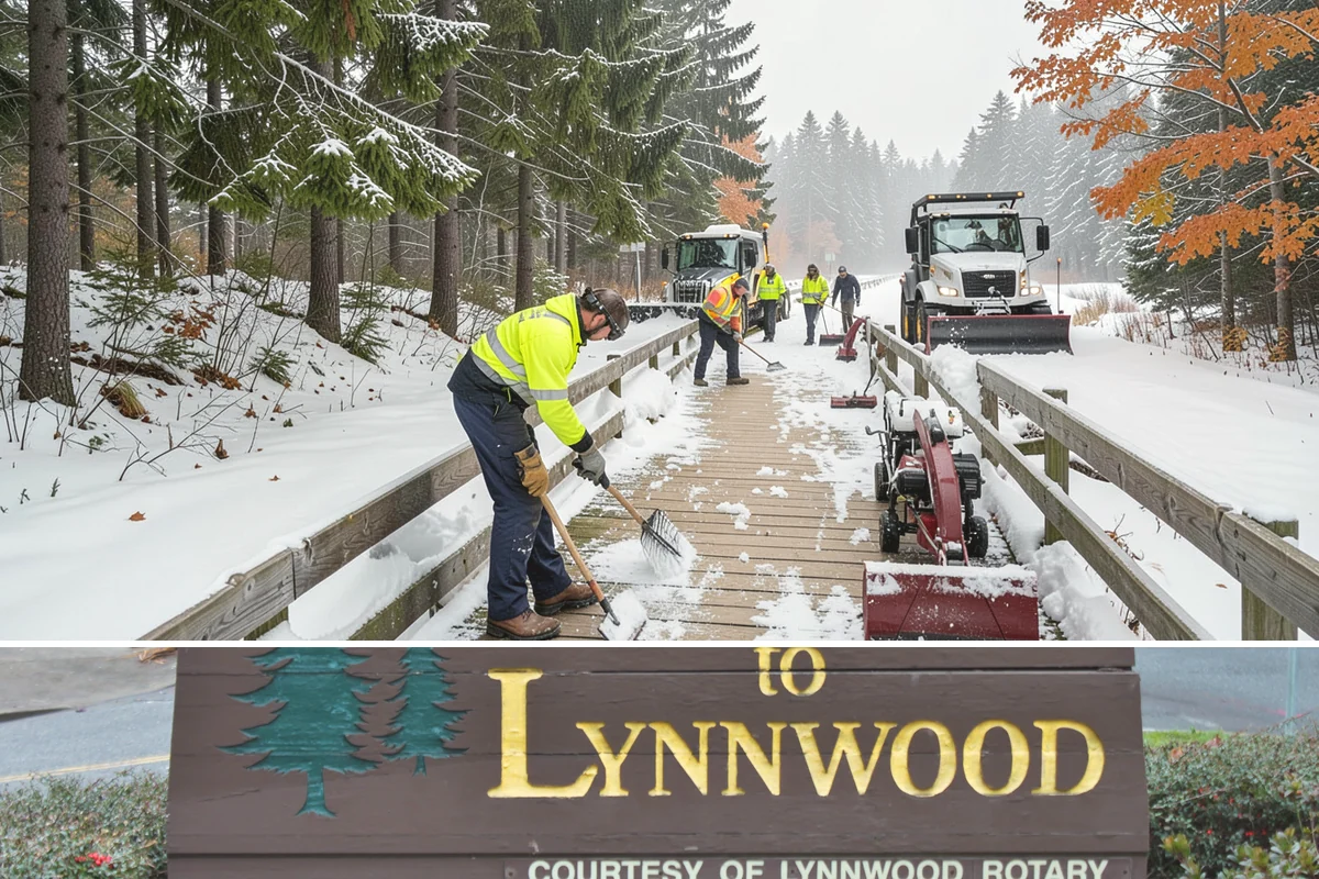 Roof Raking in Lynnwood, Snohomish County, WA - Roof raking is best done after each lowland snowfall and repeated through the freeze-thaw cycles that drive ice dam formation.