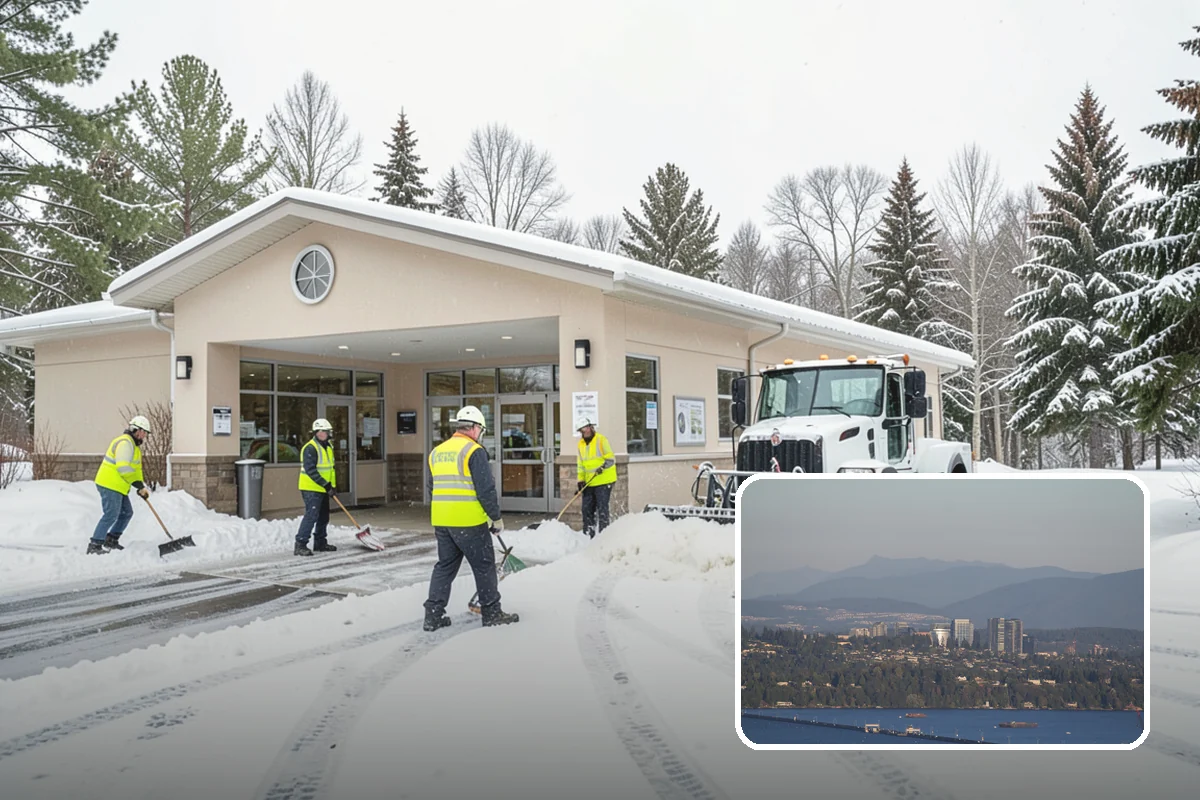 Roof Raking in Medina, King County, WA - Removes the eave snow that feeds ice dams