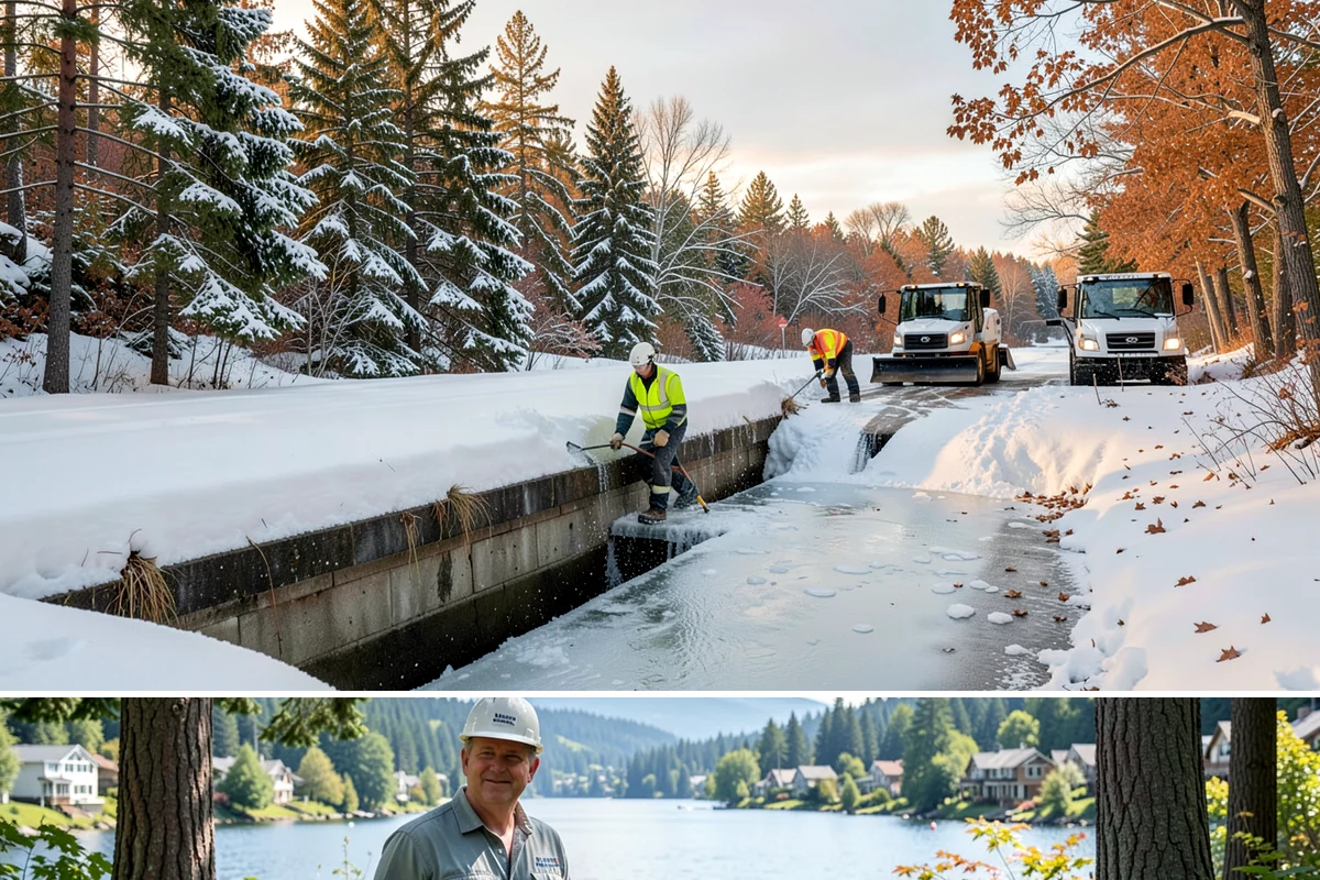 Roof Raking in Milton, King County, WA - Roof raking is best done after each lowland snowfall and repeated through the freeze-thaw cycles that drive ice dam formation.