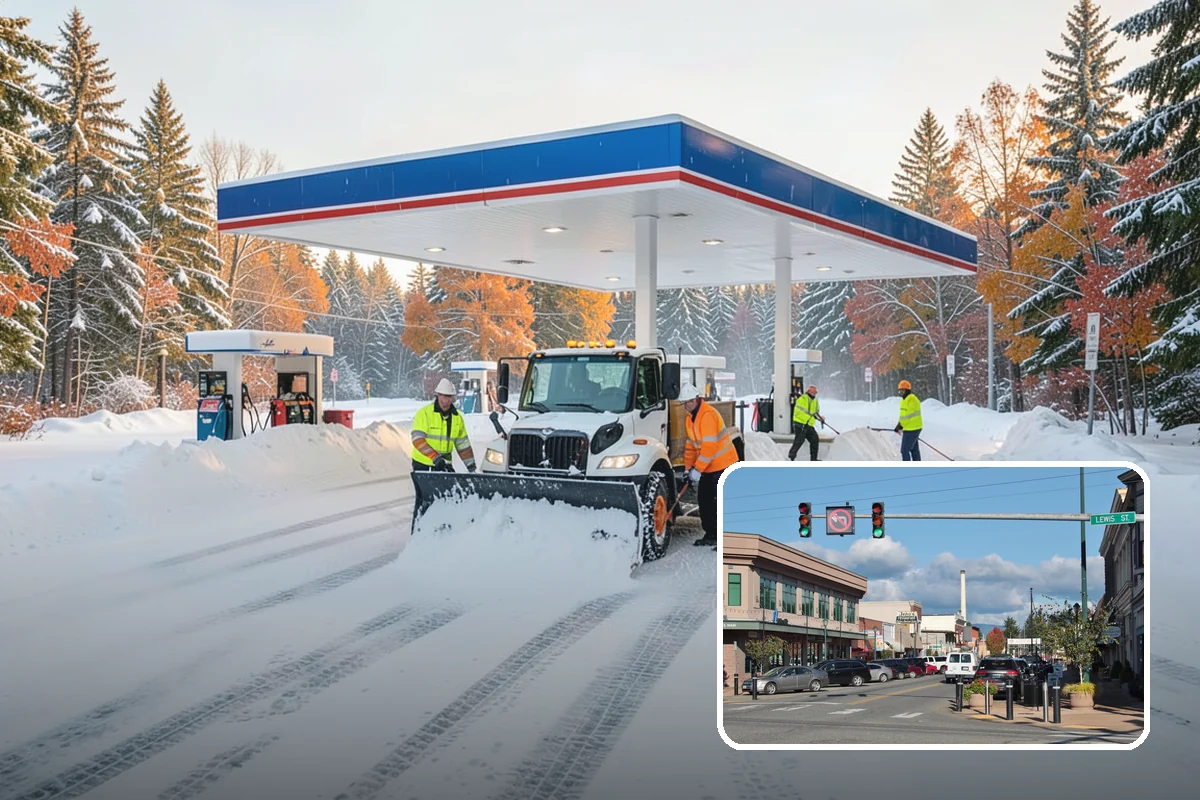 Roof Raking in Monroe, Snohomish County, WA - Removes the eave snow that feeds ice dams