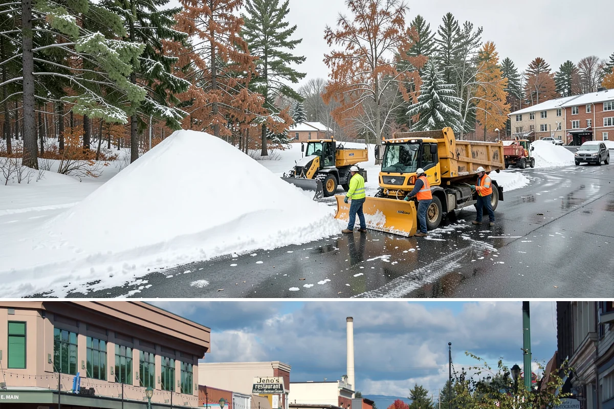 Roof Raking in Monroe, Snohomish County, WA - Roof raking is best done after each lowland snowfall and repeated through the freeze-thaw cycles that drive ice dam formation.
