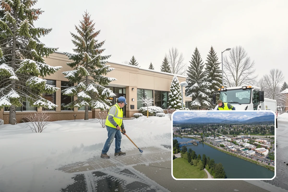 Roof Raking in Mount Vernon, Skagit County, WA - Removes the eave snow that feeds ice dams
