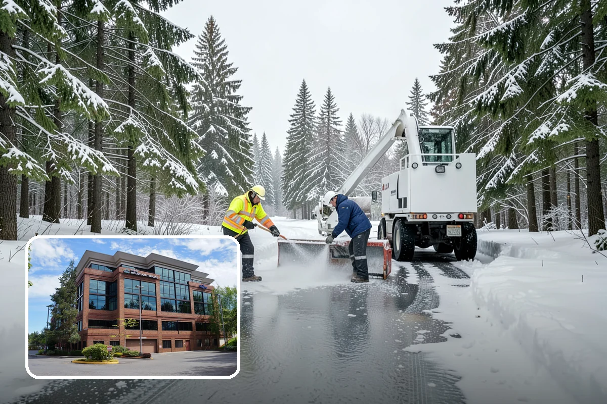 Roof Raking in Mountlake Terrace, Snohomish County, WA - Removes the eave snow that feeds ice dams