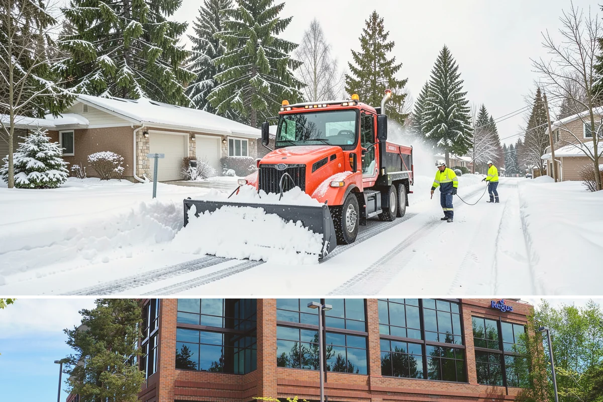 Roof Raking in Mountlake Terrace, Snohomish County, WA - Roof raking is best done after each lowland snowfall and repeated through the freeze-thaw cycles that drive ice dam formation.