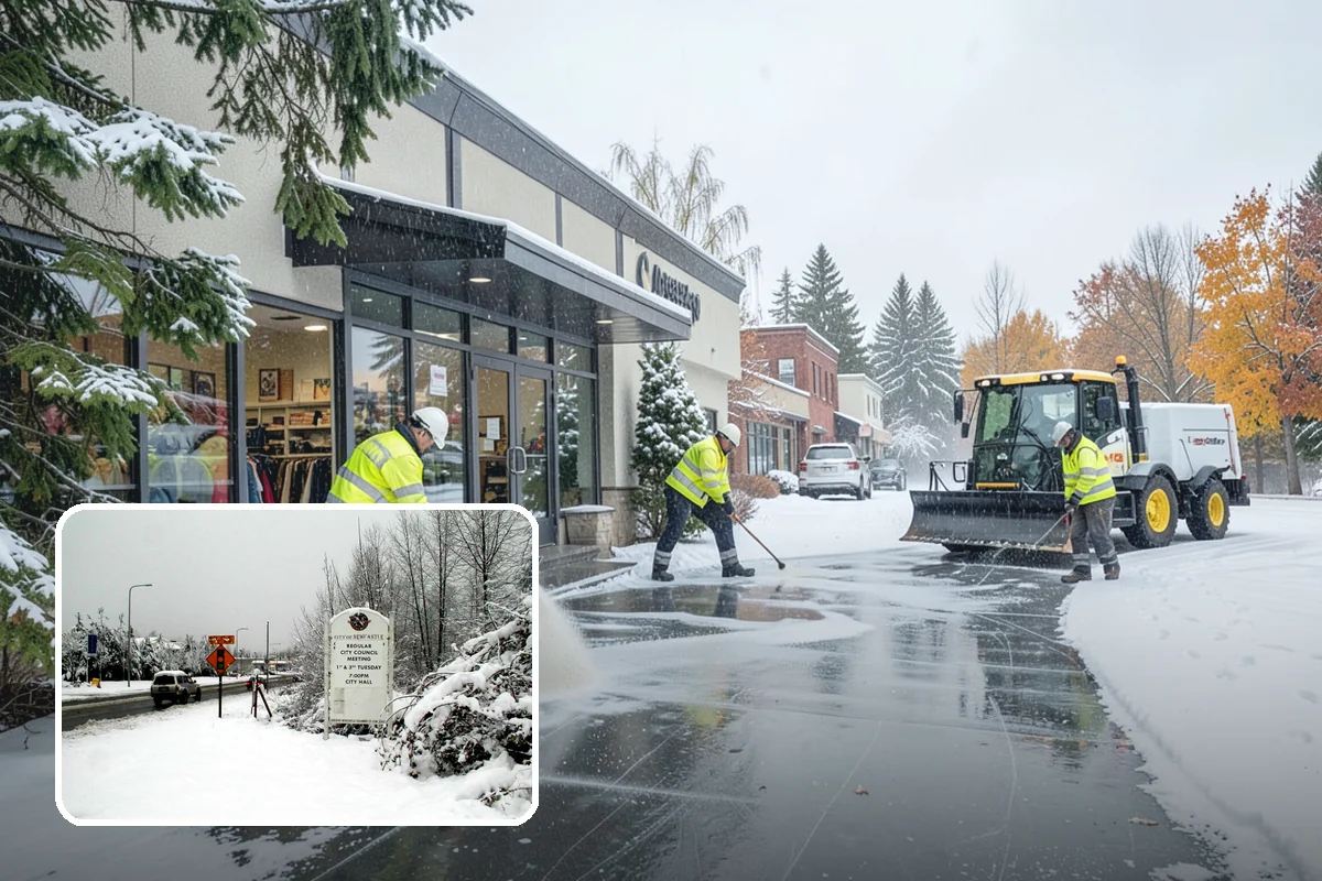 Roof Raking in Newcastle, King County, WA - Removes the eave snow that feeds ice dams