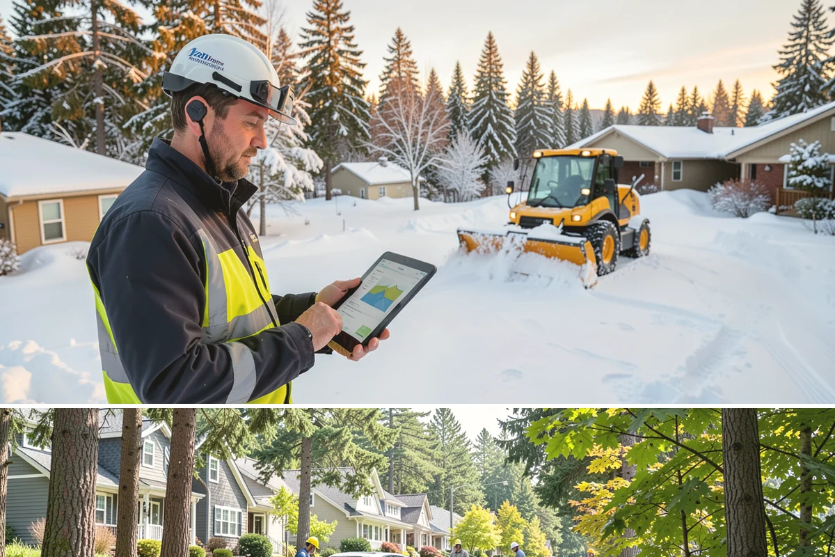 Roof Raking in Normandy Park, King County, WA - Roof raking is best done after each lowland snowfall and repeated through the freeze-thaw cycles that drive ice dam formation.
