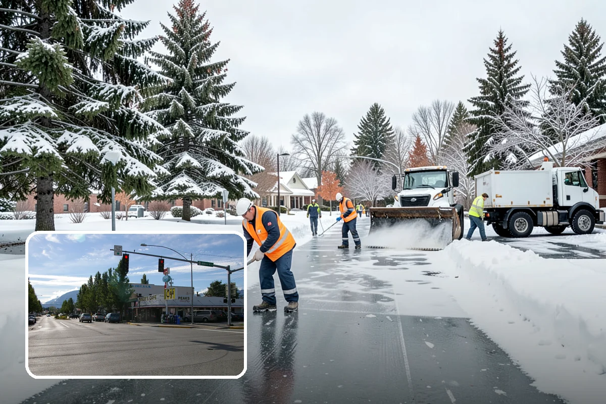Roof Raking in North Bend, King County, WA - Removes the eave snow that feeds ice dams