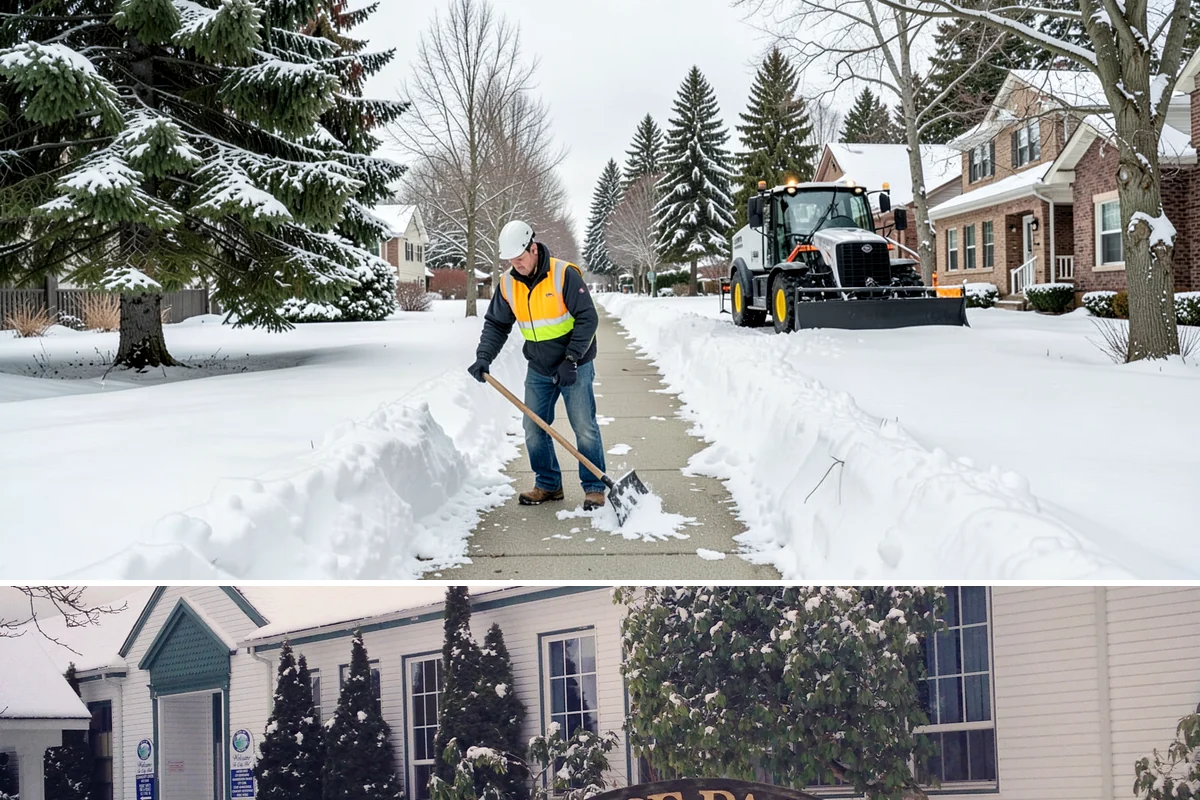 Roof Raking in Pacific, King County, WA - Roof raking is best done after each lowland snowfall and repeated through the freeze-thaw cycles that drive ice dam formation.