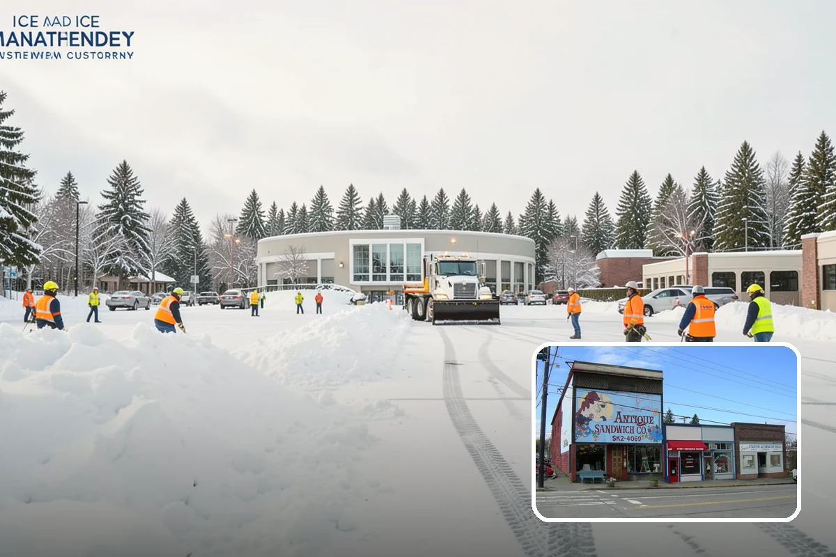 Roof Raking in Ruston, Pierce County, WA - Removes the eave snow that feeds ice dams