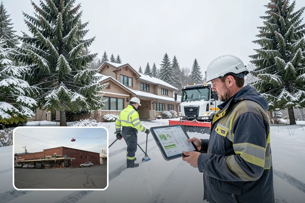 Roof Raking in Sedro-Woolley, Skagit County, WA - Removes the eave snow that feeds ice dams