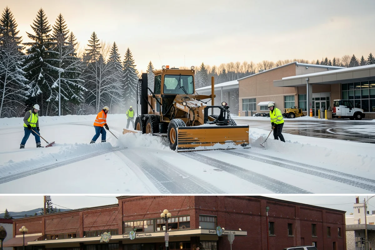 Roof Raking in Sedro-Woolley, Skagit County, WA - Roof raking is best done after each lowland snowfall and repeated through the freeze-thaw cycles that drive ice dam formation.
