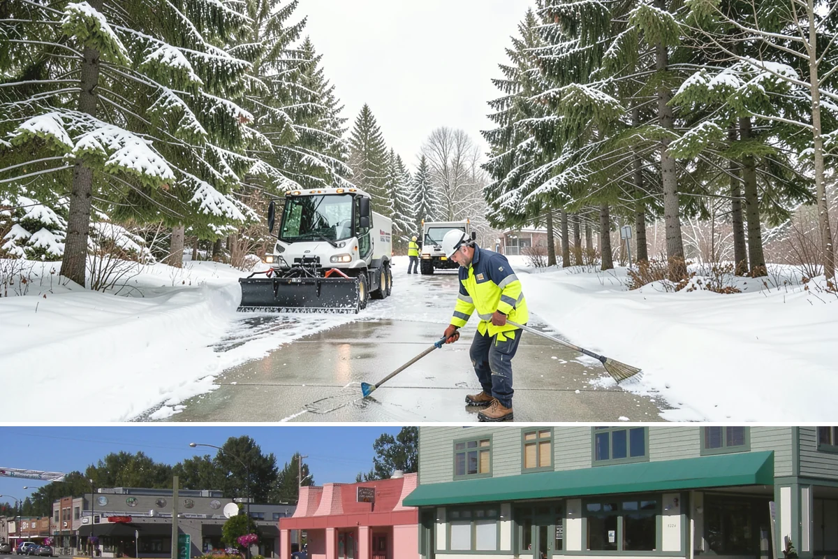 Roof Raking in Snoqualmie, King County, WA - Roof raking is best done after each lowland snowfall and repeated through the freeze-thaw cycles that drive ice dam formation.