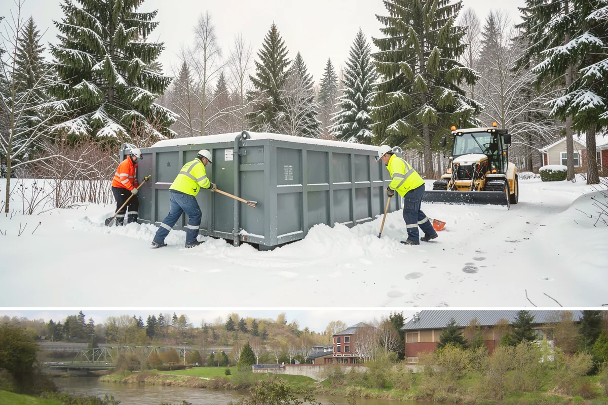 Roof Raking in Tukwila, King County, WA - Roof raking is best done after each lowland snowfall and repeated through the freeze-thaw cycles that drive ice dam formation.