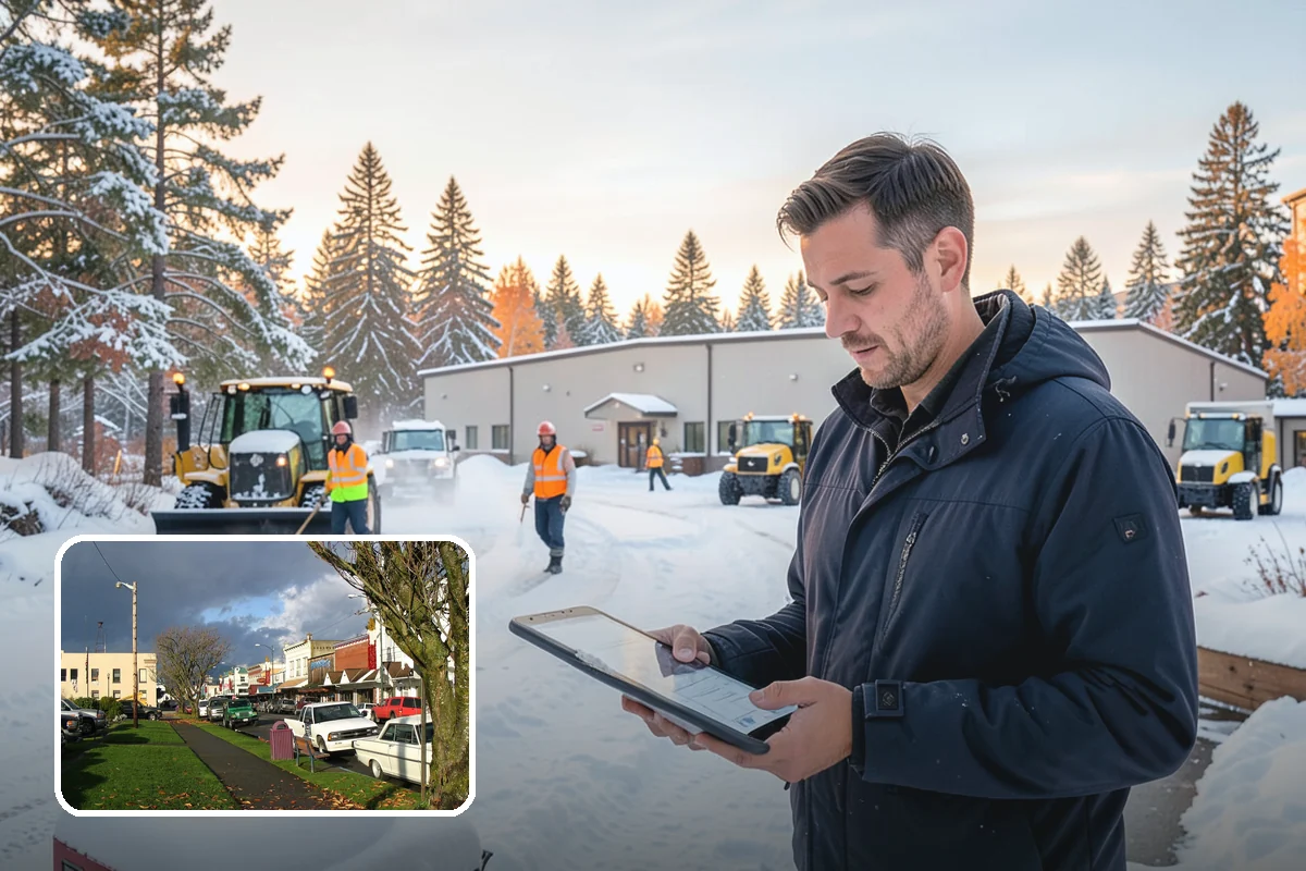 Roof Snow Removal in Arlington, Snohomish County, WA - Reduces the risk of structural overload from heavy wet snow