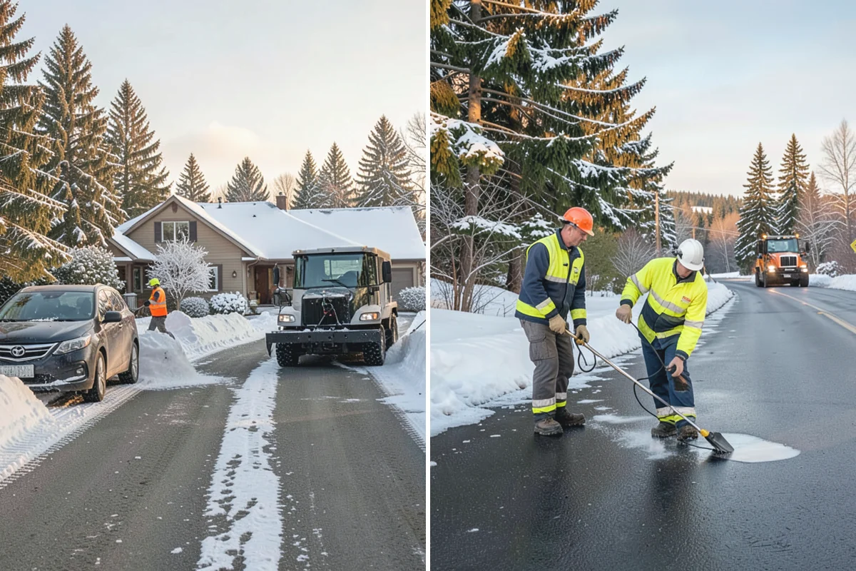 Roof Snow Removal in Beaux Arts Village, King County, WA - Assess the roof structure, pitch, and snow depth