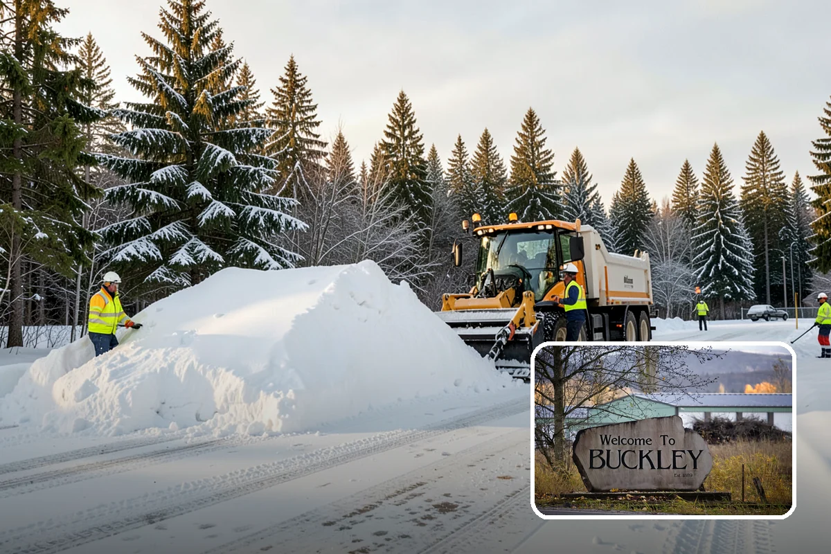 Roof Snow Removal in Buckley, Pierce County, WA - Reduces the risk of structural overload from heavy wet snow