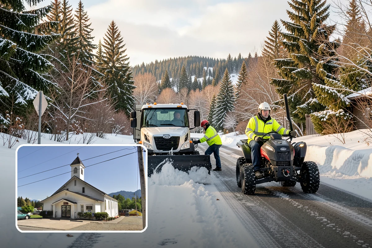 Roof Snow Removal in Concrete, Skagit County, WA - Reduces the risk of structural overload from heavy wet snow