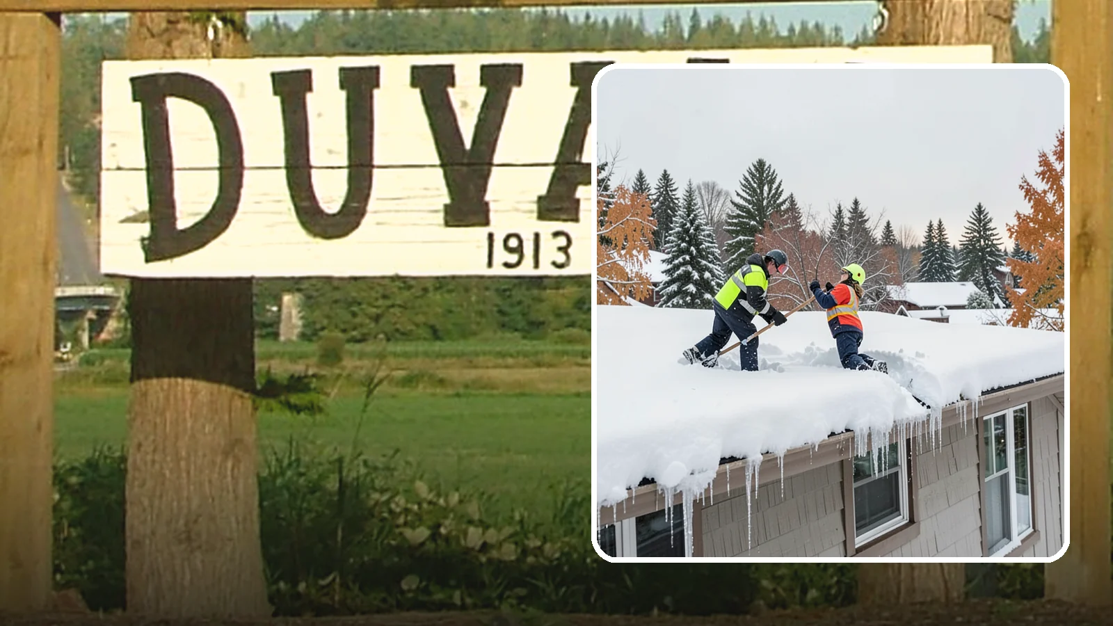 Roof Snow Removal in Duvall, King County, WA - We safely remove accumulated snow from residential and light commercial roofs to protect against structural overload.
