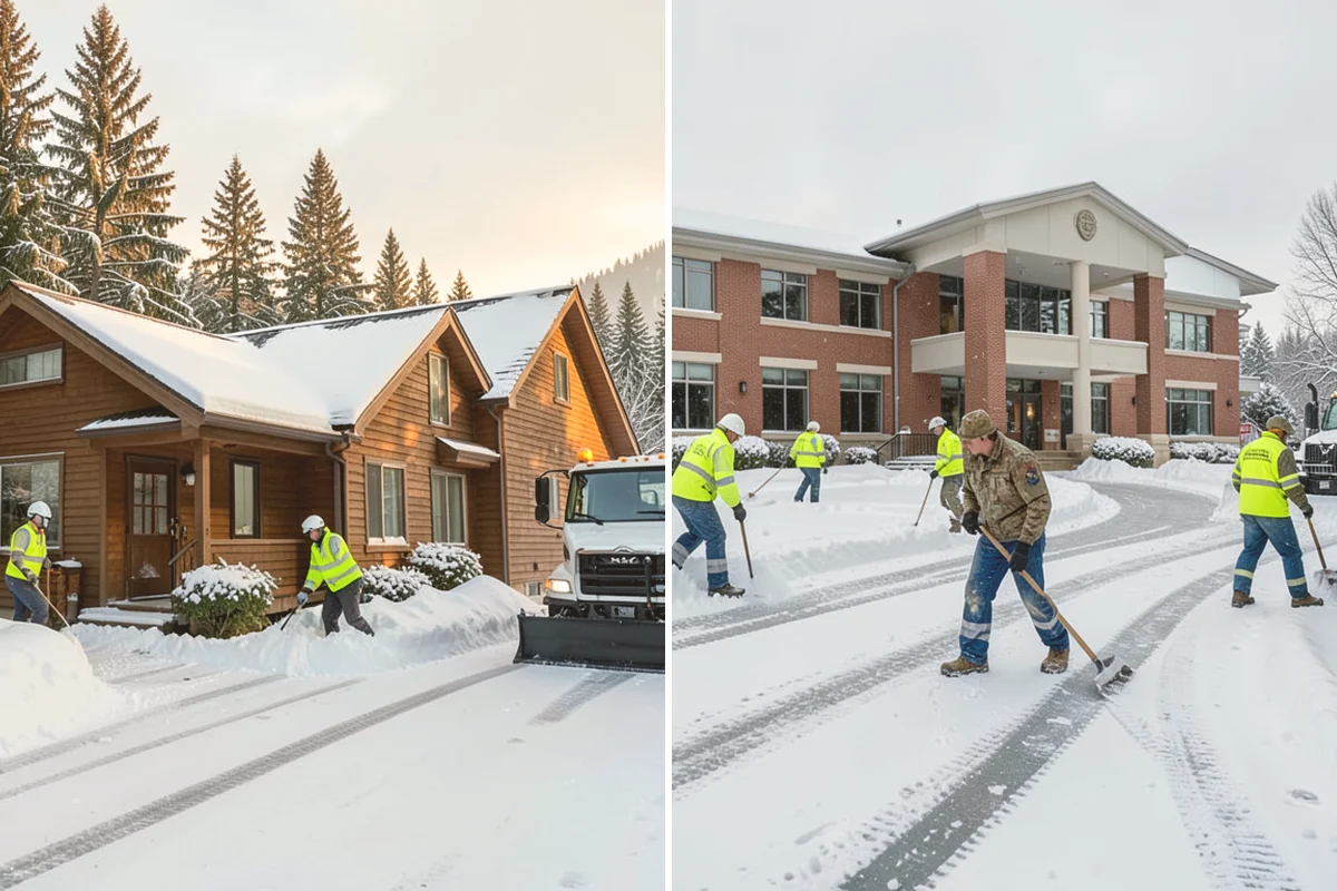 Roof Snow Removal in Eatonville, Pierce County, WA - Assess the roof structure, pitch, and snow depth