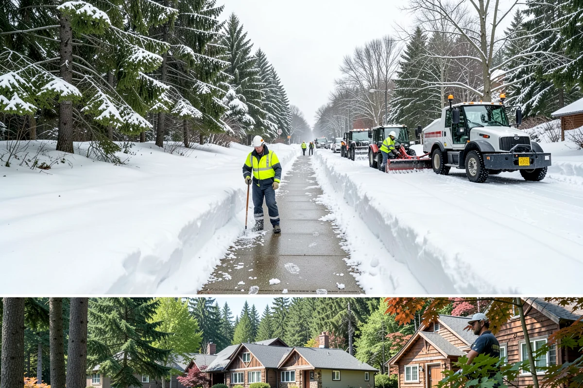 Roof Snow Removal in Edgewood, Pierce County, WA - Roof snow removal is critical after the heavy lowland snowfalls and rain-on-snow events that stack weight on Puget Sound roofs.