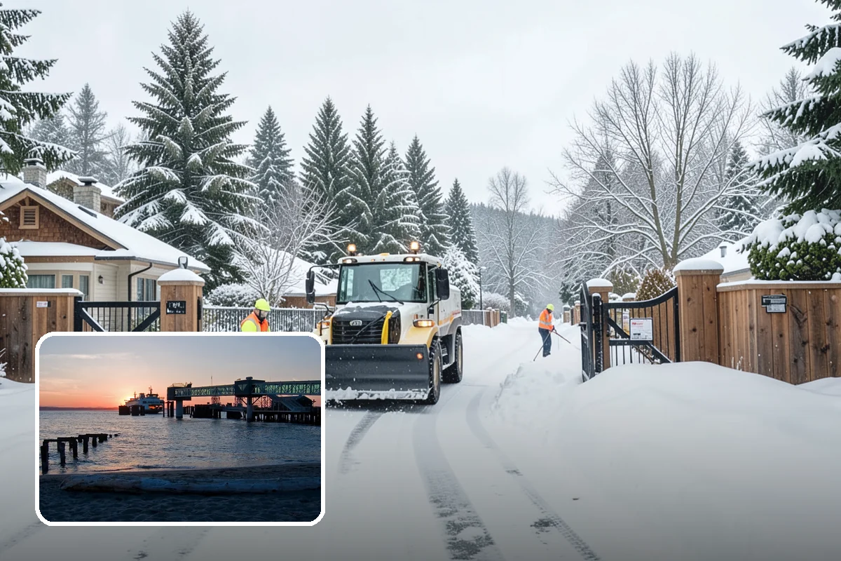 Roof Snow Removal in Edmonds, Snohomish County, WA - Reduces the risk of structural overload from heavy wet snow