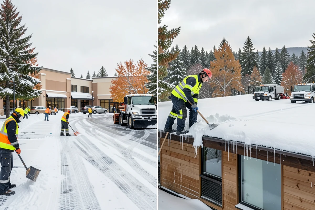 Roof Snow Removal in Everett, Snohomish County, WA - Assess the roof structure, pitch, and snow depth