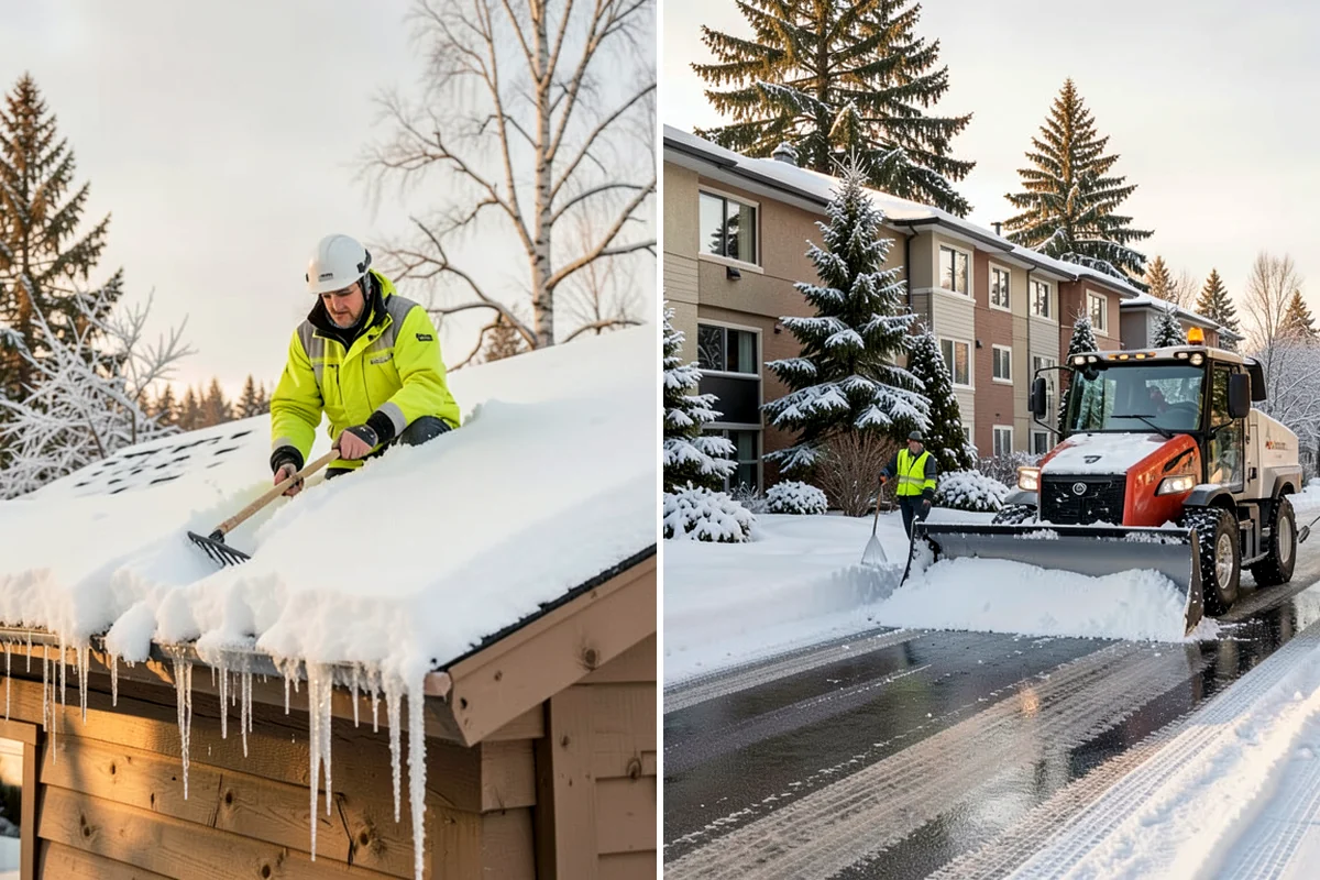 Roof Snow Removal in Federal Way, King County, WA - Assess the roof structure, pitch, and snow depth