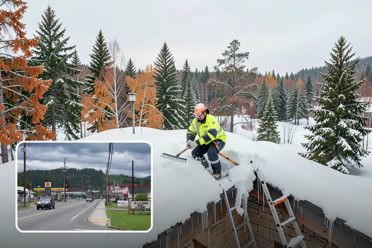 Roof Snow Removal in Granite Falls, Snohomish County, WA - Reduces the risk of structural overload from heavy wet snow