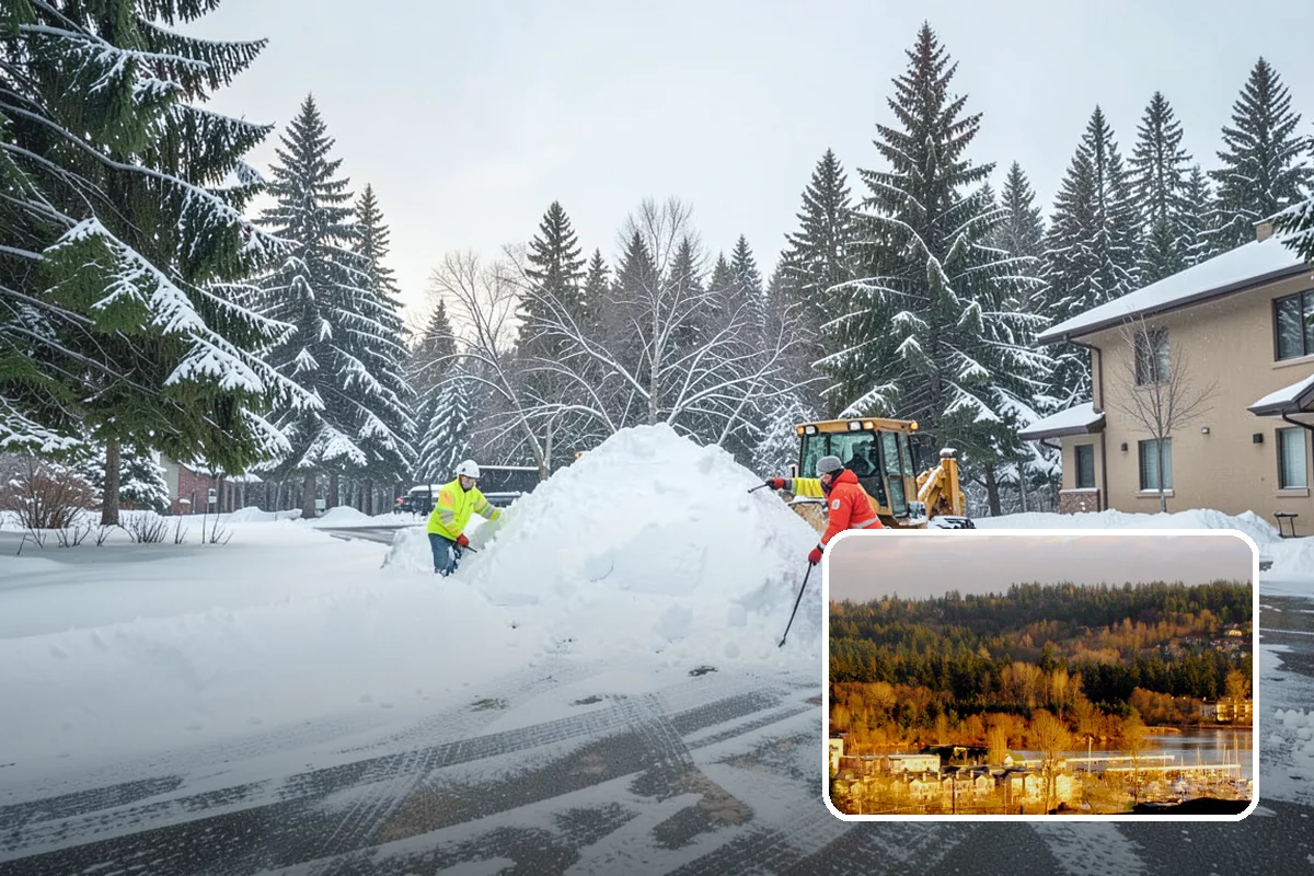 Roof Snow Removal in Kenmore, King County, WA - Reduces the risk of structural overload from heavy wet snow