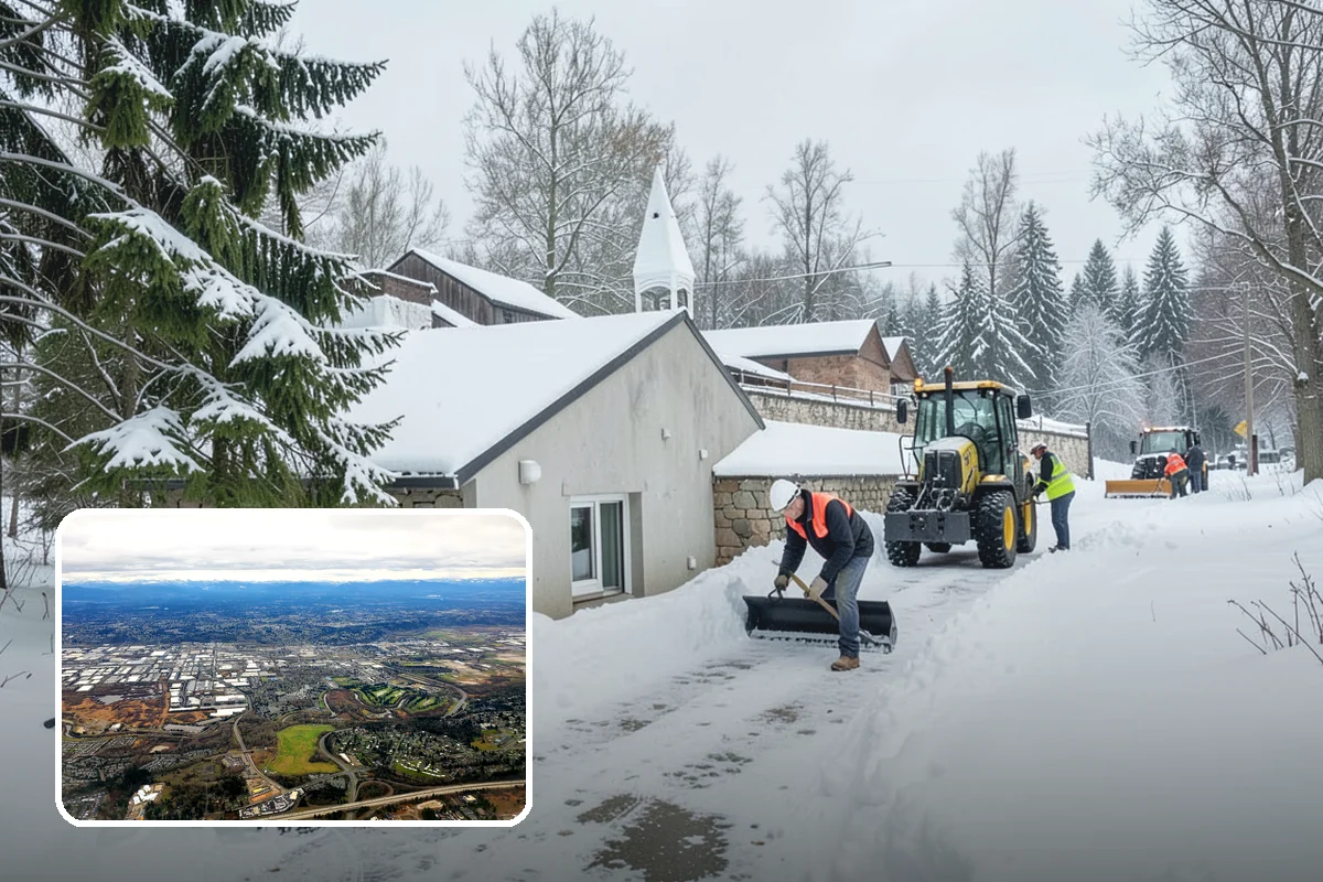 Roof Snow Removal in Kent, King County, WA - Reduces the risk of structural overload from heavy wet snow